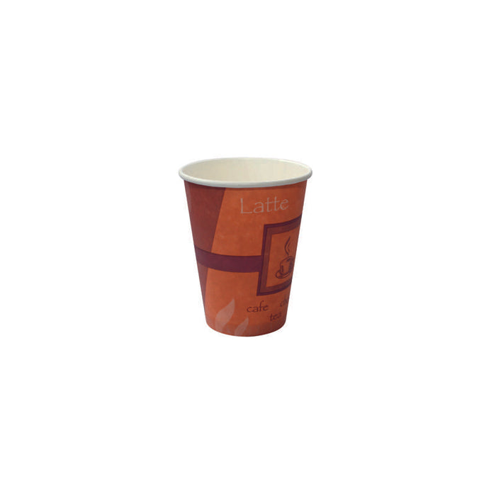 Gobelet brun en carton décor Passion  H111mm 350ml - 1000Pcs