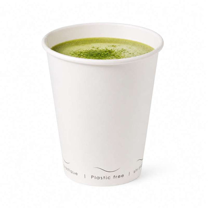 Gobelet Eden blanc en carton sans plastique, Waterbased  H110mm 350ml-1000Pcs
