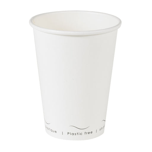 Gobelet Eden blanc en carton sans plastique, Waterbased  H110mm 350ml-1000Pcs