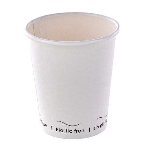 Gobelet Eden blanc en carton sans plastique, Waterbased  H92mm 230ml-1000Pcs