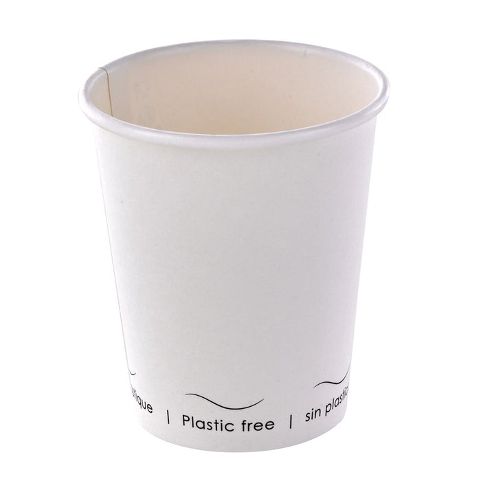 Gobelet Eden blanc en carton sans plastique, Waterbased  H92mm 230ml-1000Pcs