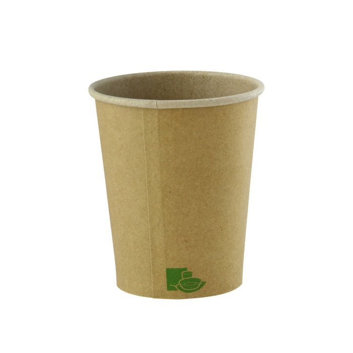 Gobelet Zen en carton kraft brun  H116mm 350ml - 1000Pcs