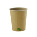 Gobelet Zen en carton kraft brun  H116mm 350ml - 1000Pcs