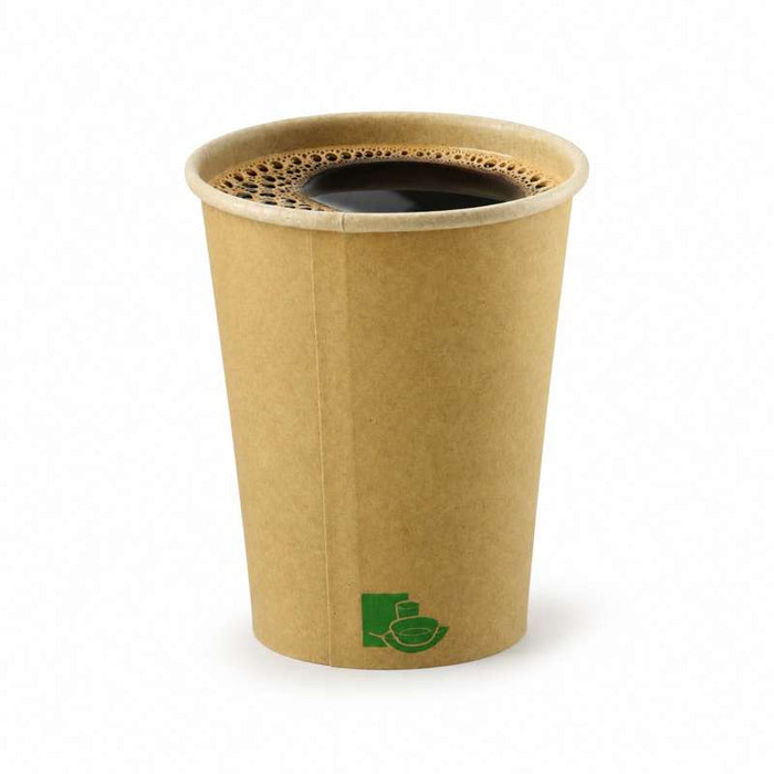 Gobelet Zen en carton kraft brun  H135mm 470ml - 1000Pcs