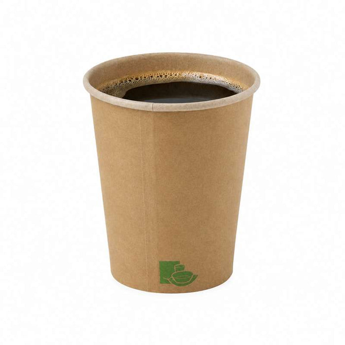 Gobelet "Zen" en carton kraft Ø70mm H91mm 200ml - 1000Pcs
