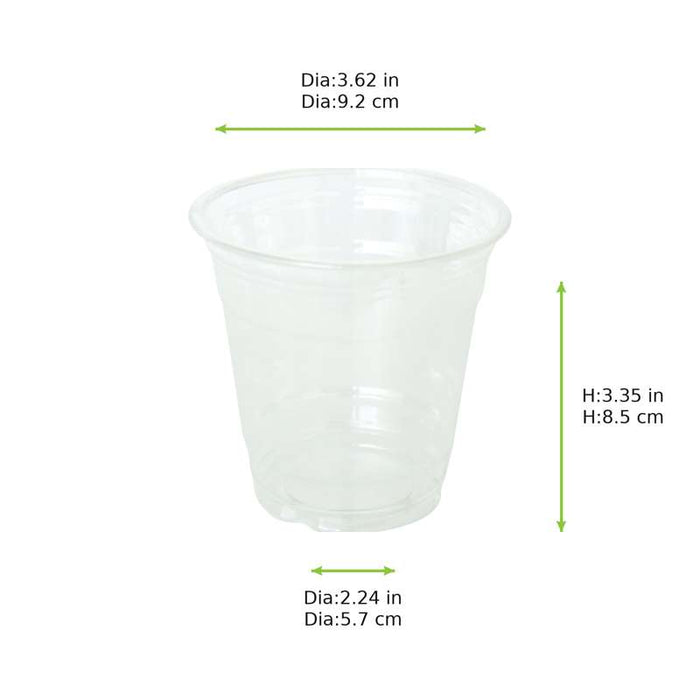 Coupe à dessert transparente en PET Ø92mm H85mm 330ml - 1000Pcs