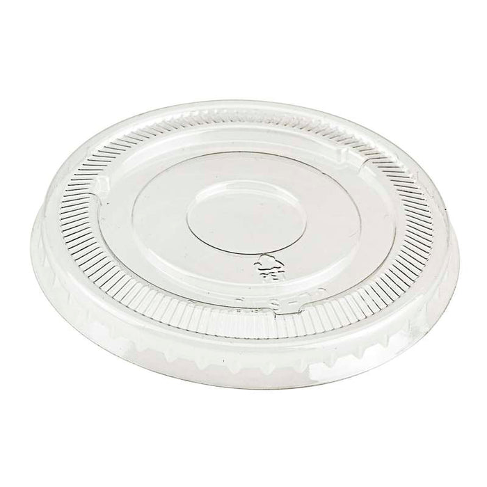 Couvercle plat transparent en plastique PET-1000Pcs