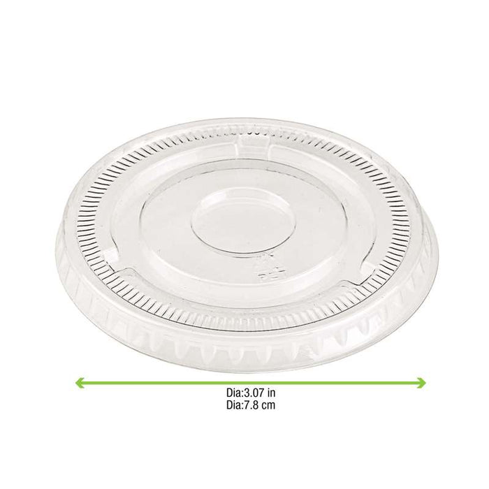 Couvercle plat transparent en plastique PET  H10mm-1000Pcs