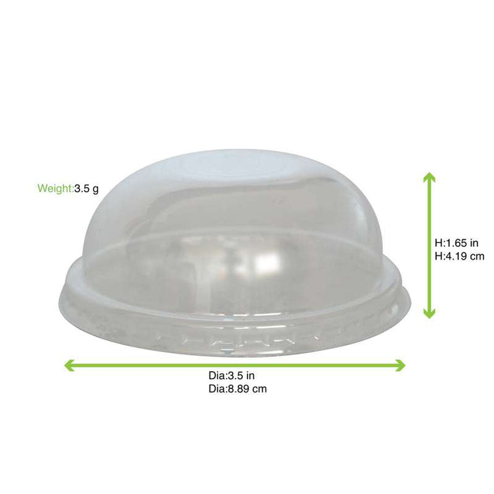 Couvercle dôme transparent en plastique PET  H10mm-1000Pcs