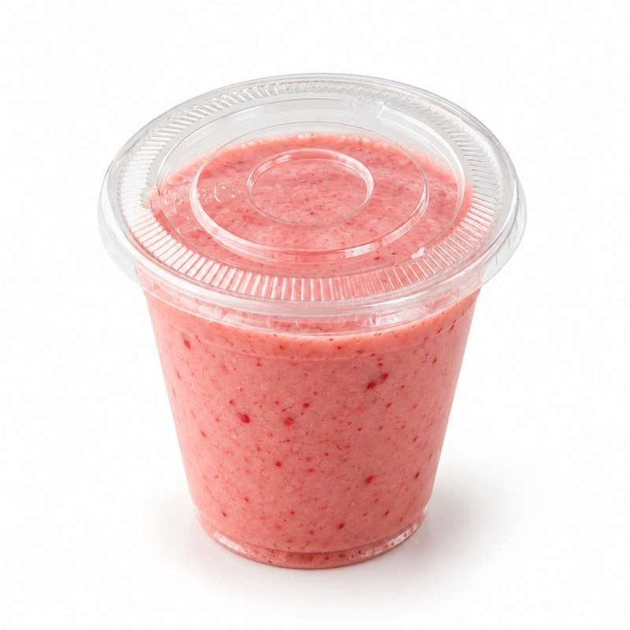 Couvercle plat transparent pour pots et gobelets Ø90mm - 1000Pcs