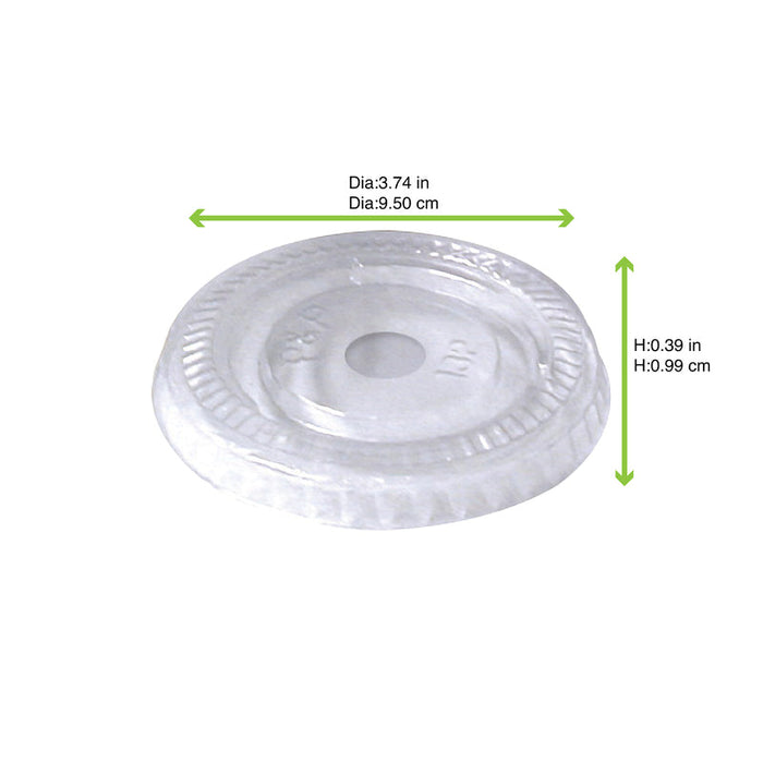 Couvercle plat transparent en plastique PET  H10mm-1000Pcs