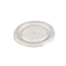 Couvercle PET transparent plat avec trou   H10mm-1000Pcs