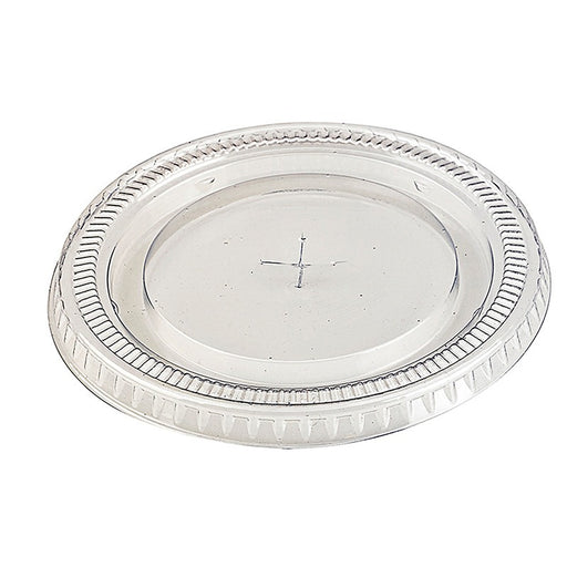 Couvercle PET transparent plat   H10mm-1000Pcs