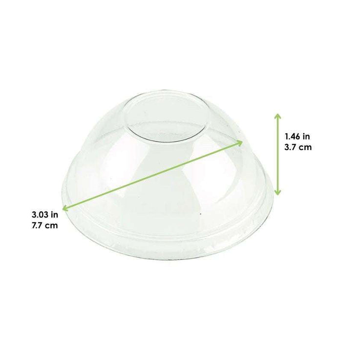 Couvercle dôme transparent en plastique PET  H37mm-1250Pcs