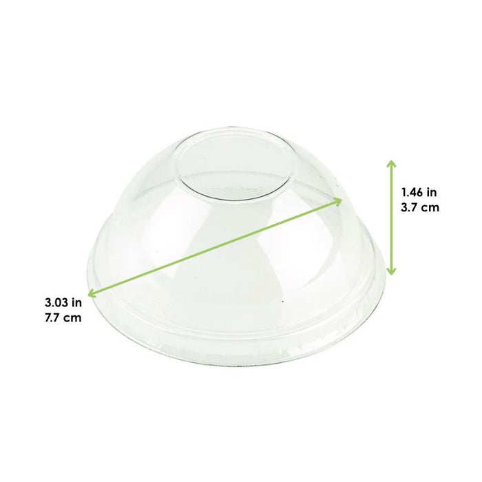 Couvercle dôme transparent en plastique PET  H37mm-1250Pcs