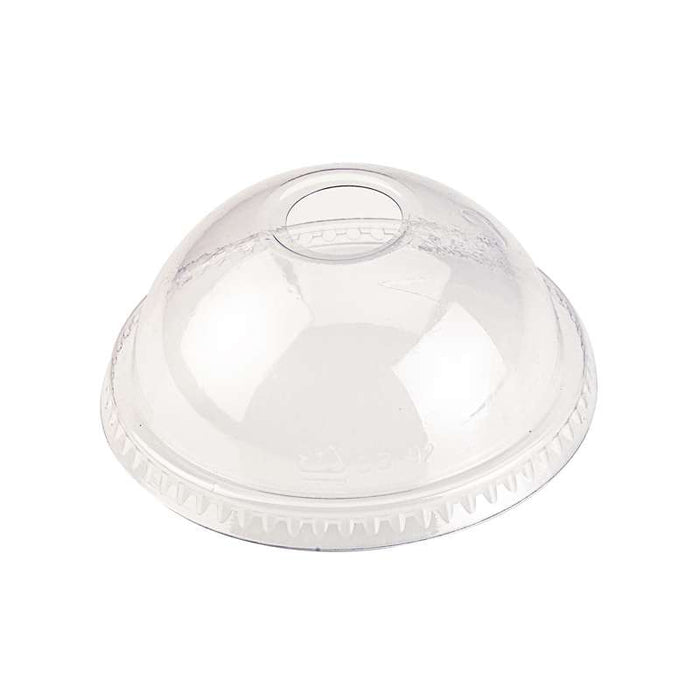 Couvercle dôme sans trou en PET transparent Ø98mm H45mm - 1000Pcs
