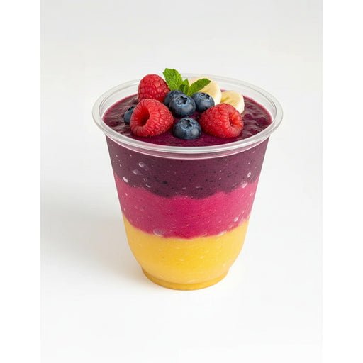 Pot à dessert en plastique PET transparent  H114mm 500ml - 1000Pcs