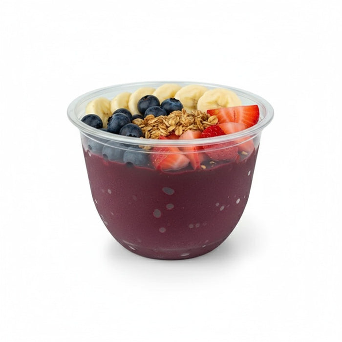 Pot à dessert en plastique PET transparent  H52mm 230ml-1000Pcs