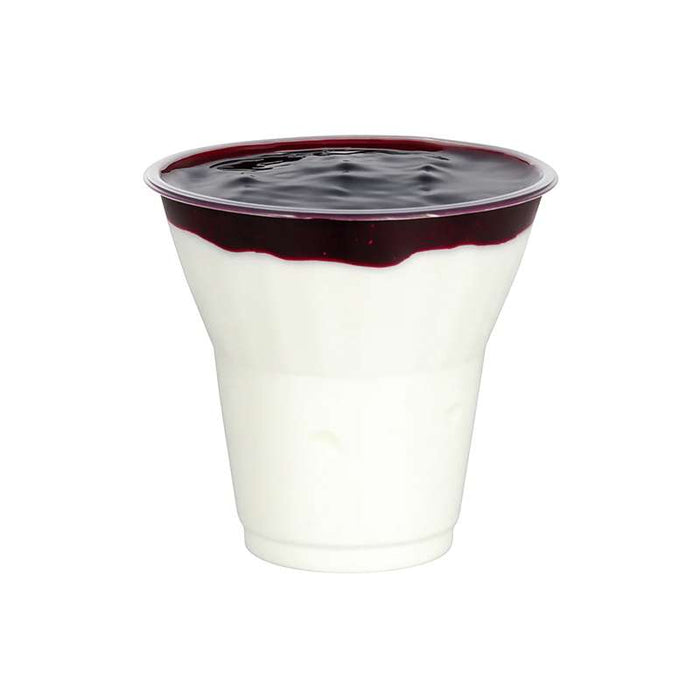Pot à dessert transparent en plastique PET  H88mm 270ml-1000Pcs