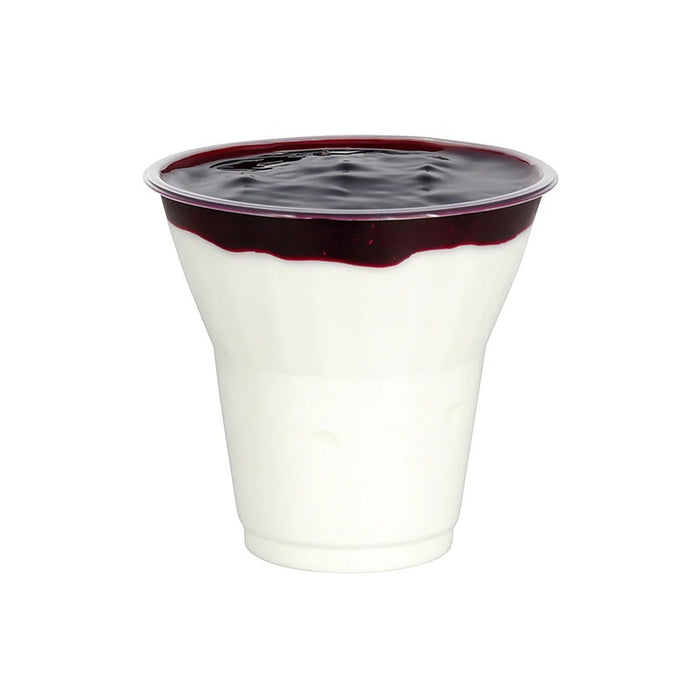 Pot à dessert transparent en plastique PET  H88mm 270ml-1000Pcs