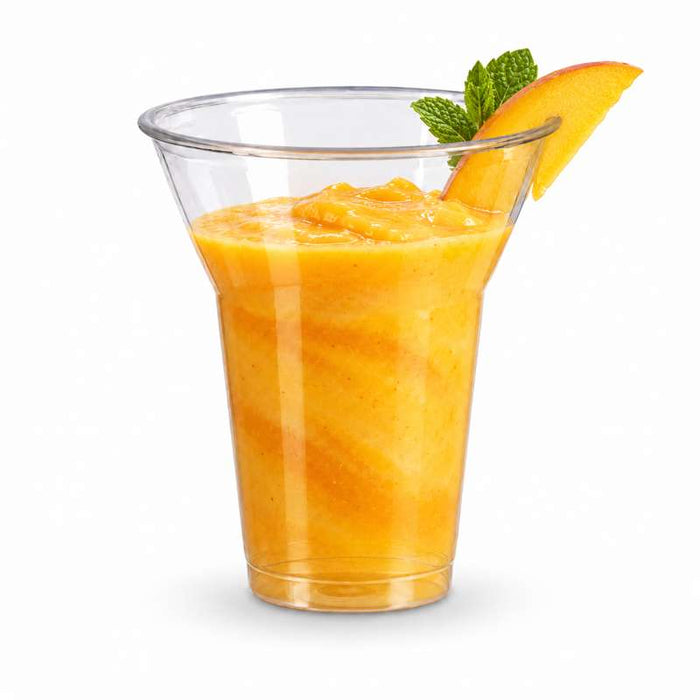 Pot à dessert transparent en plastique PET  H112mm 360ml - 1000Pcs
