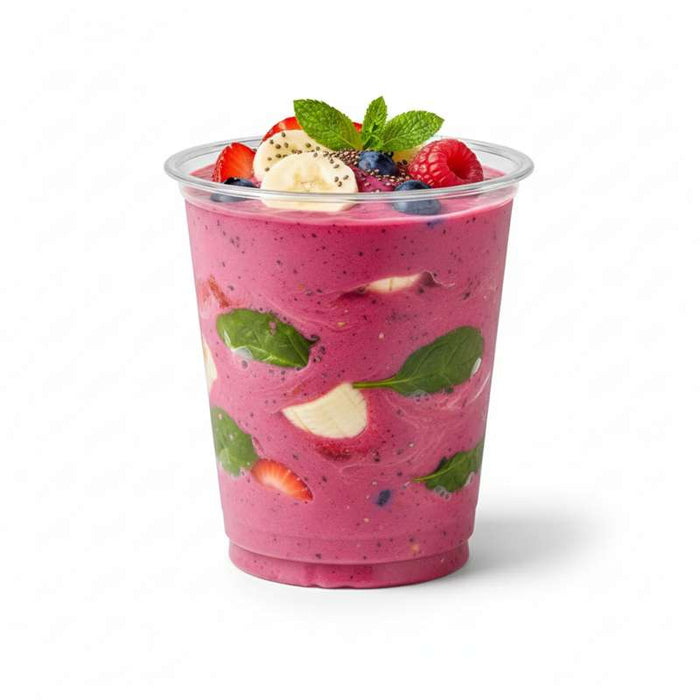 Pot dessert PET "FINESSE" transparent  H110mm 375ml - 1000Pcs