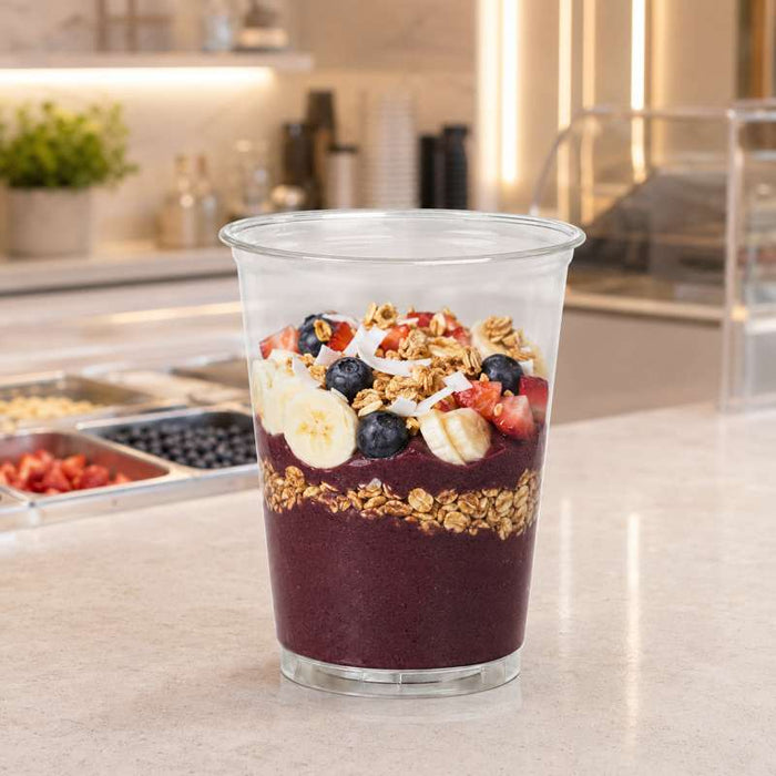 Pot dessert PET "FINESSE" transparent  H133mm 500ml - 1000Pcs