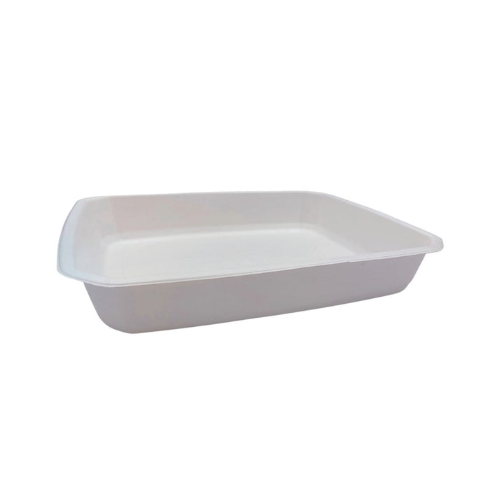 Barquette scellable pulpe laminée PLA "gastronorme" 1/2 325x265mm H52mm 3000ml-240Pcs