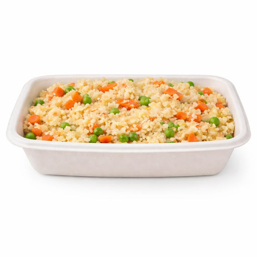 Barquette scellable pulpe laminée PLA "gastronorme" 1/4 265x160mm H55mm 1450ml-400Pcs