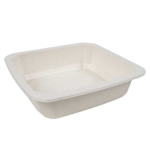 Barquette scellable pulpe laminée PLA "gastronorme" 1 /6 176x162mm H45mm 850ml-400Pcs