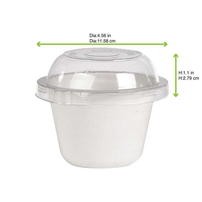 Couvercle dôme transparent en plastique PET  H28mm-500Pcs