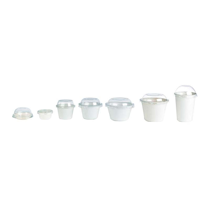 Coupelle pulpe ronde blanche   H30mm 60ml-2000Pcs