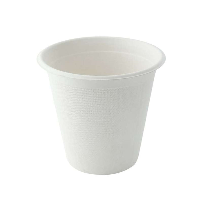 Pot à dessert blanc en pulpe de canne à sucre  H90mm 260ml - 1000Pcs