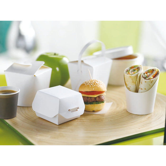 Pot wrap carton blanc   H79mm-500Pcs