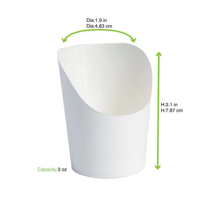 Pot wrap carton blanc   H79mm-500Pcs