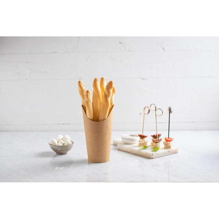 Pot wrap carton brun   H117mm 230ml - 1200Pcs