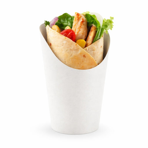 Pot wrap carton blanc   H117mm - 1200Pcs