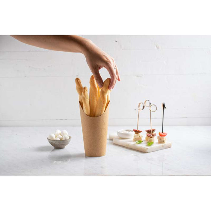 Gobelet snack carton brun   H160mm - 1000Pcs