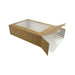 Etui en carton kraft pour plateau repas 310x223mm H83mm-100Pcs