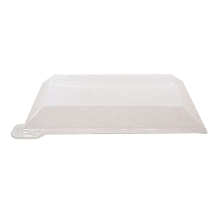 Couvercle dôme transparent en plastique PET pour mise en bouche Klarity 100x100mm H16mm-100Pcs