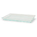 Elément de plateau réemployable plastique vert transparent "Klarity"  180x130mm-100Pcs