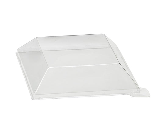 Couvercle dôme transparent en plastique PET pour mise en bouche Klarity 130x130mm H30mm-100Pcs