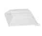 Couvercle dôme transparent en plastique PET pour mise en bouche Klarity 130x130mm H30mm-100Pcs