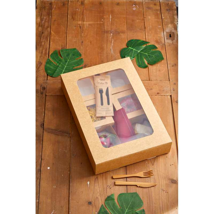 Plateau en carton kraft 305x220mm H82mm-100Pcs