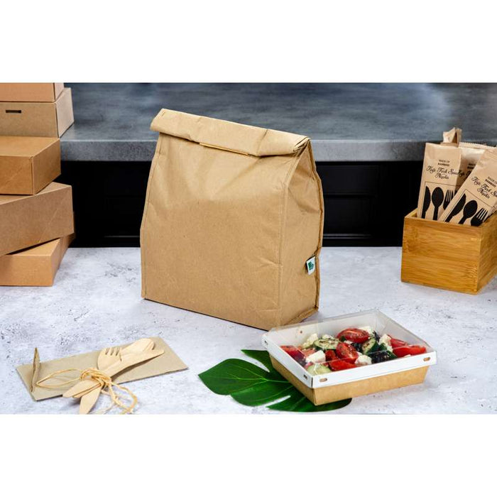 Sac isotherme repas avec fermeture velcro  245x120mm H350mm-24Pcs