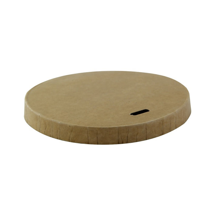 Couvercle carton kraft chaud et froid  H11mm-1000Pcs