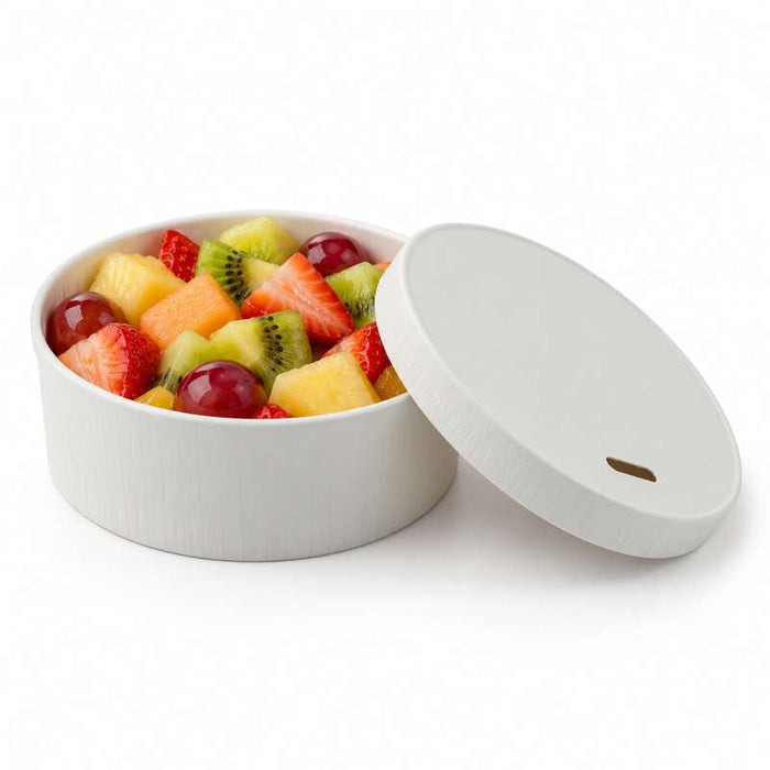 Couvercle carton blanc chaud et froid  H11mm-1000Pcs