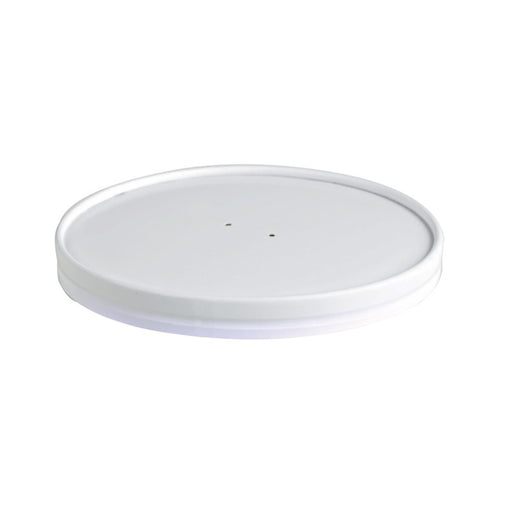 Couvercle plat blanc en carton sans matière plastique, Waterbased  H10mm-1000Pcs