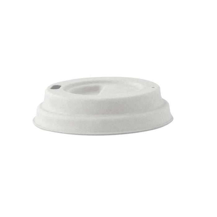 Couvercle dôme en pulpe avec bec verseur Ø62mm H23mm - 2000Pcs