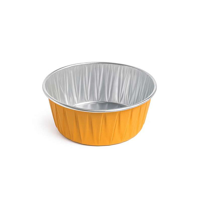 Petit pot rond Opseal en aluminium doré Ø84mm H35mm 125ml - 1000Pcs
